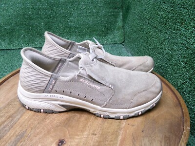 Skechers Women's Slip-ins Hillcrest Sunapee Taupe Hiking Shoes Size  180016 - Main Image