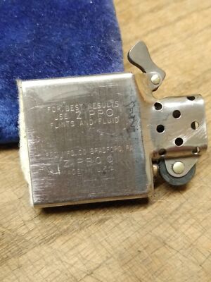 Vtg 1984 Zippo Cigarette Lighter USS KLAKRING FFG 42 Polished