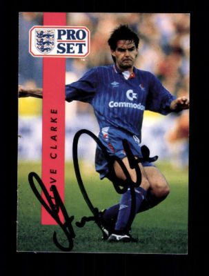 Steve Clark FC Chelsea Pro Set Card Original Signiert+ A 106027