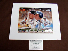 CAL RIPKEN JR ALEX RODRIGUEZ SIGNED AUTO SS PASSING OF THE TORCH PHOTO IRONCLAD