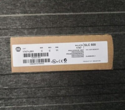 NEW Original Sealed AB 1747-L551 /C SLC 5/05 CPU Processor Unit Module 1747L551