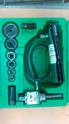 Greenlee 7646 Hydraulic Knockout Knock Out Punch Driver Set 1/2-2