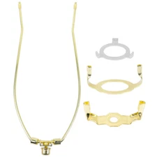 1 Set Lamp Harp Lamp Kit Lamp Parts Lamp Shade Holder and Adapter