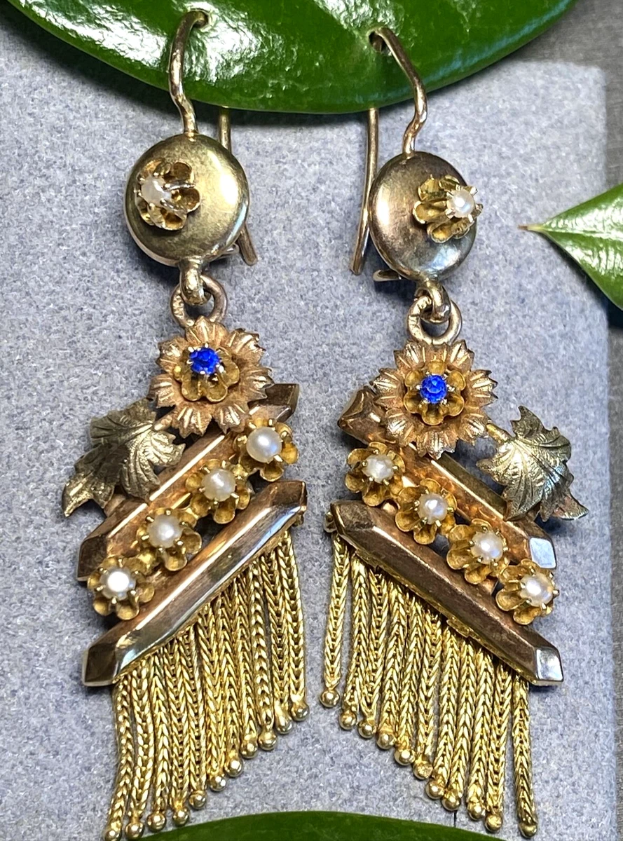 Antique victorian hotsell earrings