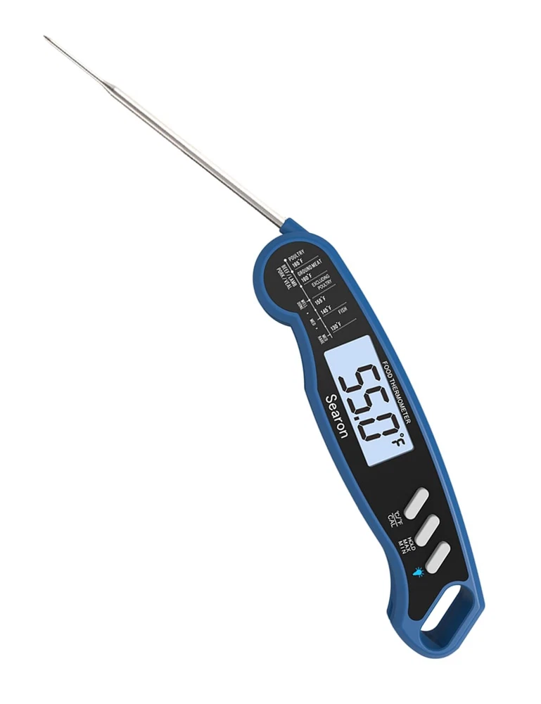 Meat Thermometer,Calibration Feature Digital Food Thermometer with Instant Re...