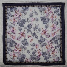 M130 PAOLO GUCCI Cotton Scarf Scarves Pocket Square 18" X 18.5"