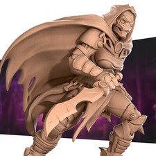 Warforged Rogue / Assassin - Bite the Bullet Fantasy D&D