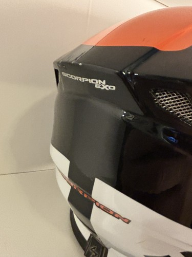 Scorpion Exo Motocross ATV Dirtbike Helmet VX-R70 XXL Orange/Black/White - Picture 4 of 12