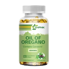 Oregano Oil Capsules 4000 mg Contains Carvacrol Herbal Supplement 120 Pills