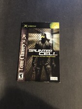 splinter cell xbox Manual Only