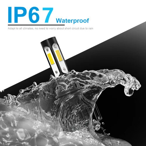 Kit de faros LED 9007 HB5 bombillas blancas haz alto y bajo para Nissan XTERRA 2002-2015 Foto 2 de 4