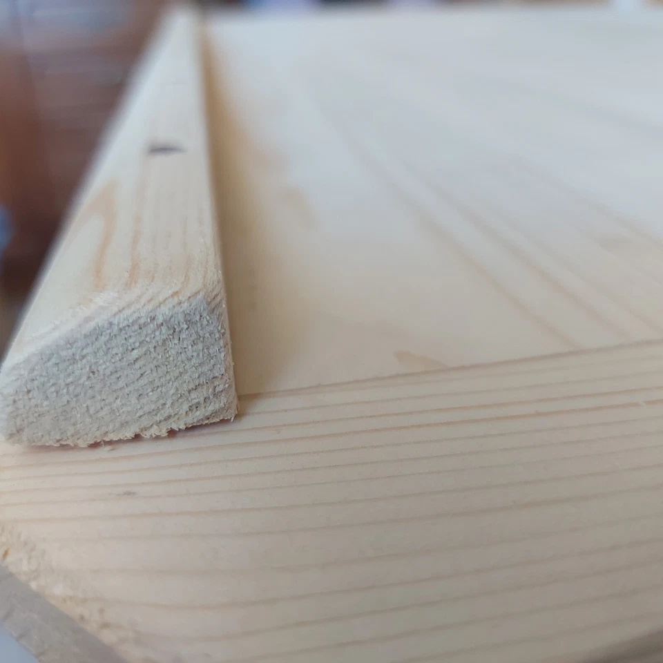 Spianatoia In Legno Di Abete Massello Con Fermo Antiscivolo 86x50 (ASFORWOOD) - Immagine 4 di 4