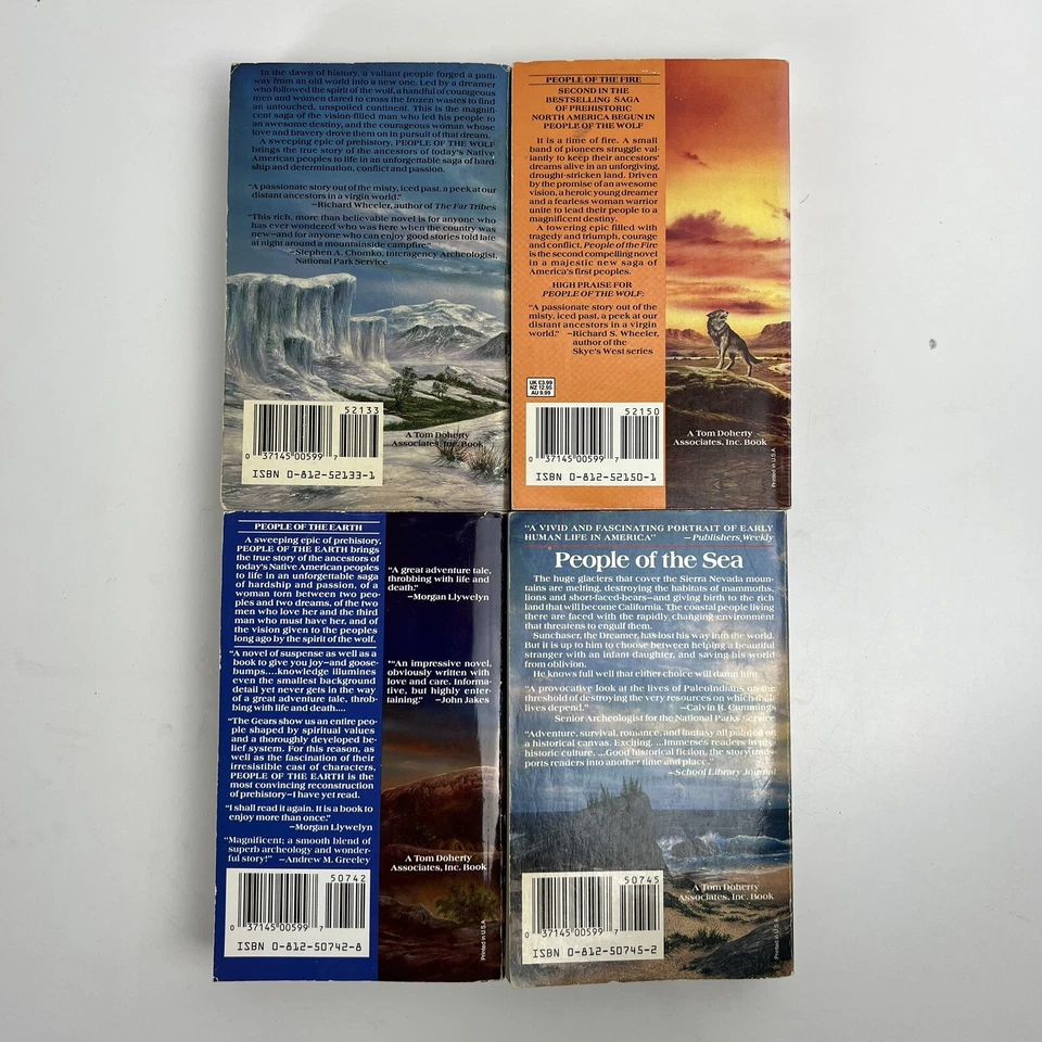 Lot of 4 The First North America's Forgotten Past Series 1-3 5 Paperback Books Foto 4 de 4