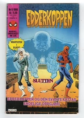 1985 SPECTACULAR SPIDER-MAN #98 & MARVEL SUPER HEROES SECRET WARS #10 KEY NORWAY