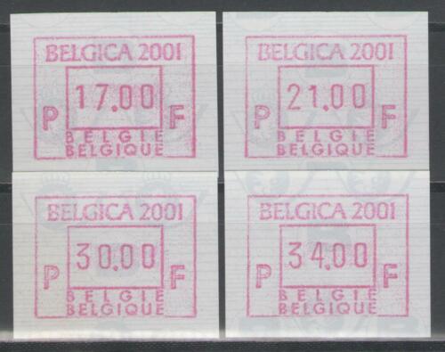 BELGIQUE:  Distributeurs n°53 **, "Belgica 2001, 4 valeurs" - Bild 1 von 1