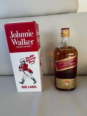 Johnnie Walker Red Label 2 Liter 43% alc. Limited Rarität Neu & Ungeöffnet