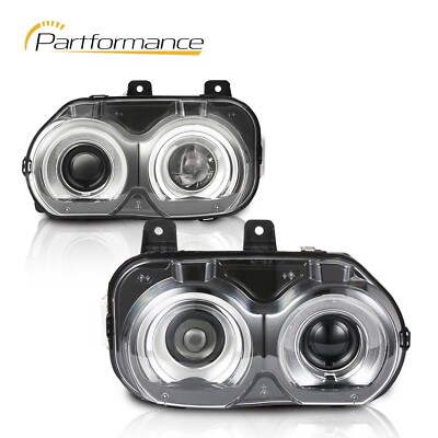 Left &Right For 2015-2023 Dodge Challenger HID/Xenon Headlights Assembly