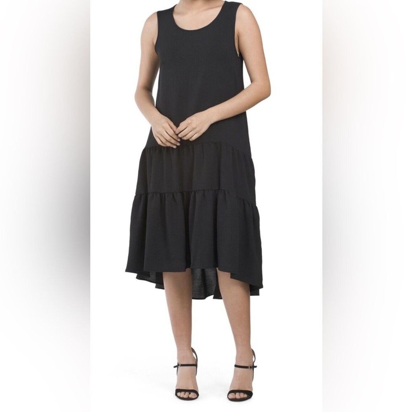 Nicole Miller Flowy Tiered Tank Dress for Women