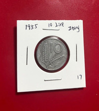 1955 ITALIA 10 LIRE MONETA In Alluminio - Bella Moneta Del Mondo !!!