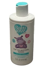 Baby Love Gentle On Eyes Top-To-Bittom Wash Baby Soft Scent 14floz/414ml Hypo