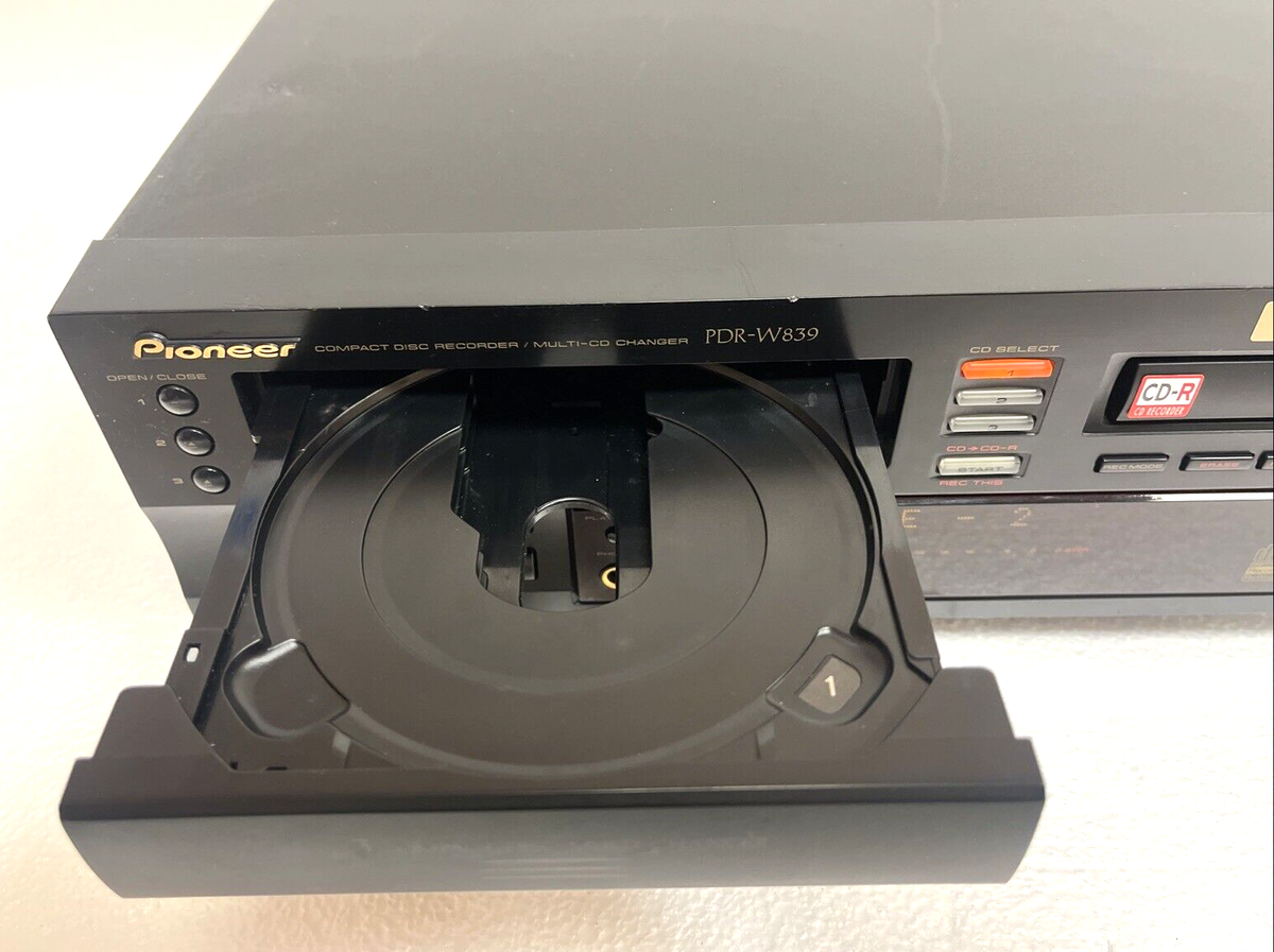 PIONEER PDR-W839 3 CD + 1 cd-r cd-rw Player Recorder Changer