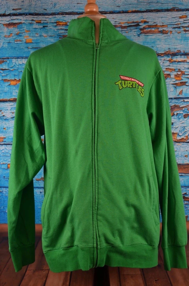 Suéter Teenage Mutant Ninja Turtles Cremallera Completa Talla Mediana Mezcla de Algodón Muy Genial Foto 4 de 4