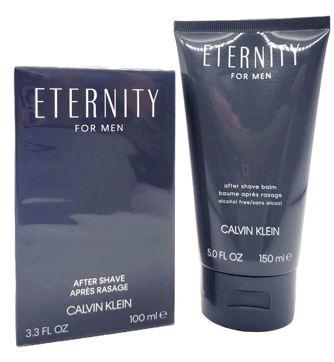 Eternity by Calvin Klein for Men After Shave 2pc Set AS AS  Balm)