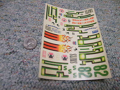 AMT decals 3 in 1 Automobile marked KD-7 Bar-B-Q Bandito H14 | eBay