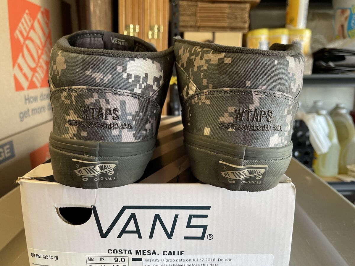 2018 Vans x WTAPS Half Cab OG LX Digi Camo Size 9 | eBay 2018 Vans x WTAPS Half Cab OG LX Digi Camo Size 9 | eBay