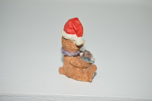 Miniature Bear Christmas Figurine - Picture 4 of 7