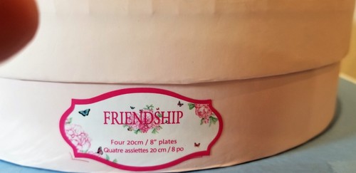 Royal Albert Miranda Kerr Friendship Accent Plate 8-Inch Set/4 Plates Boxed - Picture 9 of 10
