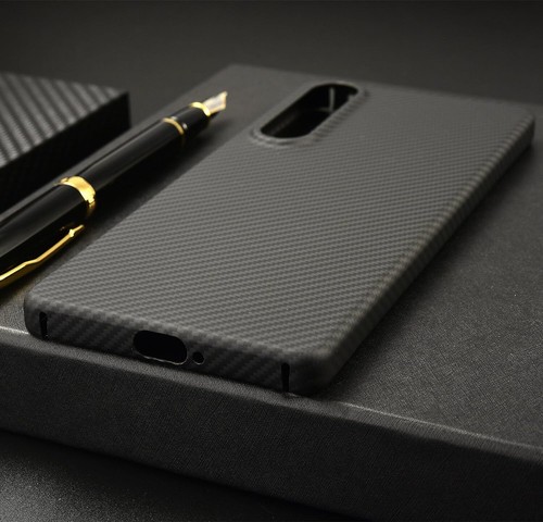 Funda protectora delgada de fibra de carbono de aramida real para Sony Xperia 1 VI/10 VI - Imagen 6 de 31