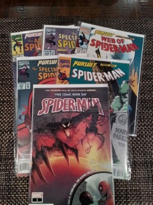 MARVEL COMICS - Spider-Man ''PURSUIT'' 5pc Complete Set. + FCBD 2019 UNREAD 