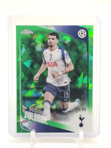 DOMINIC SOLANKE 2025-26 TOPPS CHROME UCC GREEN SAPPHIRE /99 #144 Q5332