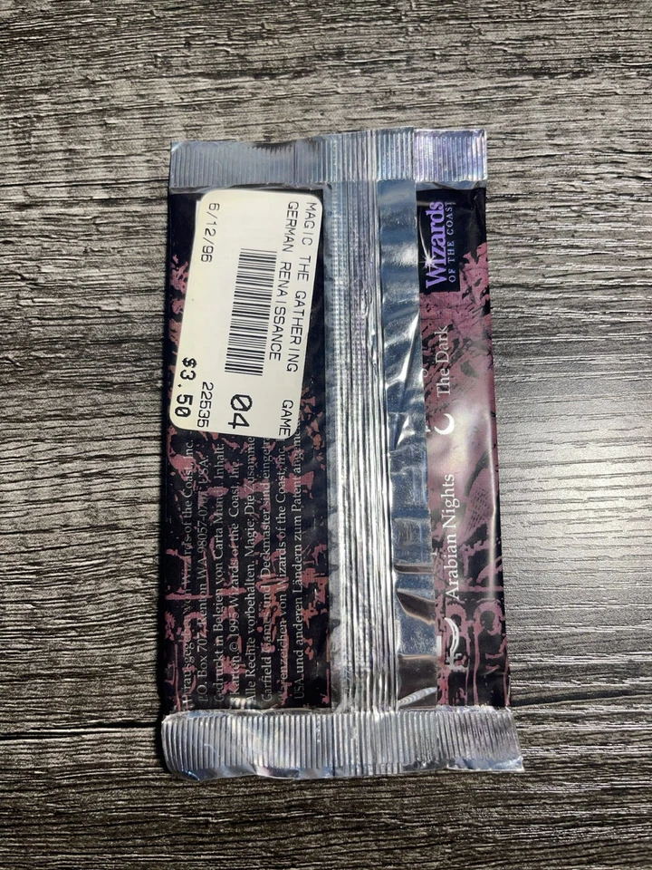 1 Pack-Magic the Gathering MtG Renaissance 1x Booster Pack German 1995 Sealed - Image 2 of 4