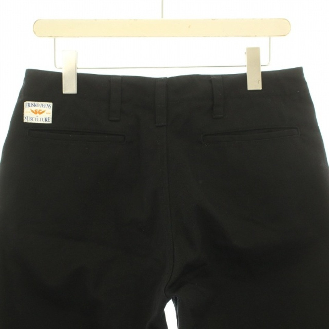 SUBCULTURE FRISKO WORK PANTS ZIP FLY 1 S BLACK YT Used SUBCULTURE FRISKO WORK PANTS ZIP FLY 1 S BLACK YT Used