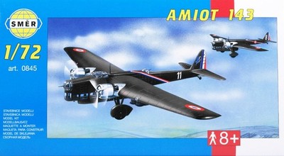 Amiot 143, French Bomber (1/72 model kit, Smer 0845)