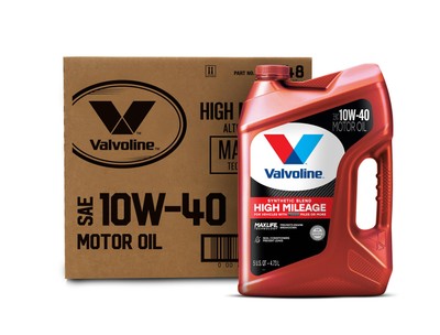 Valvoline High Mileage With Maxlife Technology Sae 10W-40 Synthetic Bl