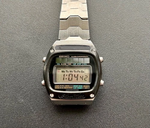 1979 Vintage SEIKO Silver Wave Solar A156-5030 - Original Owner - Great Shape