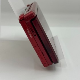 Nintendo 3DS region free Flare Red console / Charger / SD card / Stylus pen