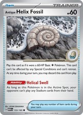 Reverse Holofoil - Antique Helix Fossil - 153...