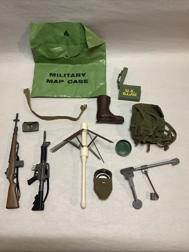 Vintage 1960s Lot GI JOE HASBRO Parts And Accessories Lot AS IS