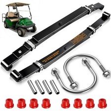 Upgraded Heavy Duty Rear 4-Leaf Springs Kit for Club Car Precedent 2004-Up,
