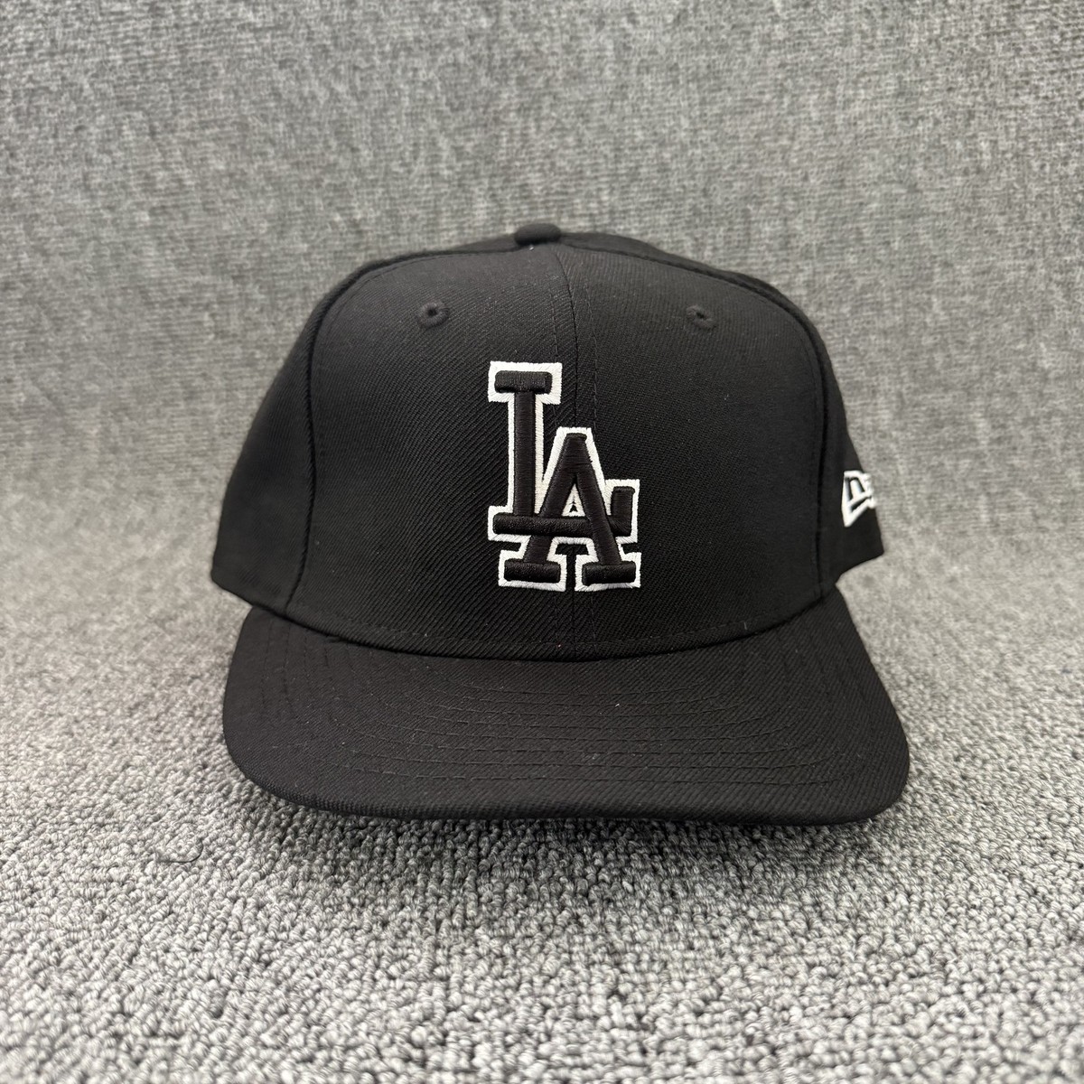 New Era Los Angeles Dodgers Black Hat Los Angeles Logo Cap
