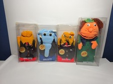 Vintage 1979 Sarang Hand Puppets Lot Of 4 Mr. Smartys and Jack NIP
