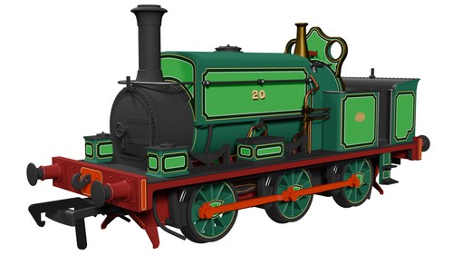Rapido 960505 Spurweite OO Manning Wardle L Klasse 0-6-0ST Nr.20 Logan und Hemmingway | Zustand: New