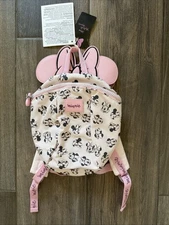 Disney Minnie Mouse Ears Pink Toddler Harness Backpack Safety Leash NWT