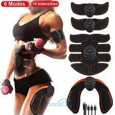 EMS Abdominal Muscle Core Toning Hip Trainer ABS Stimulator Toner Fitness Belt