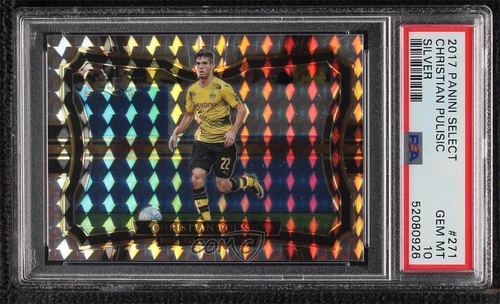 2017 Panini Select Field Level Silver Prizm Christian Pulisic #271 PSA 10 GEM MT