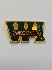WI Wisconsin Travel Souvenir Lapel Pin